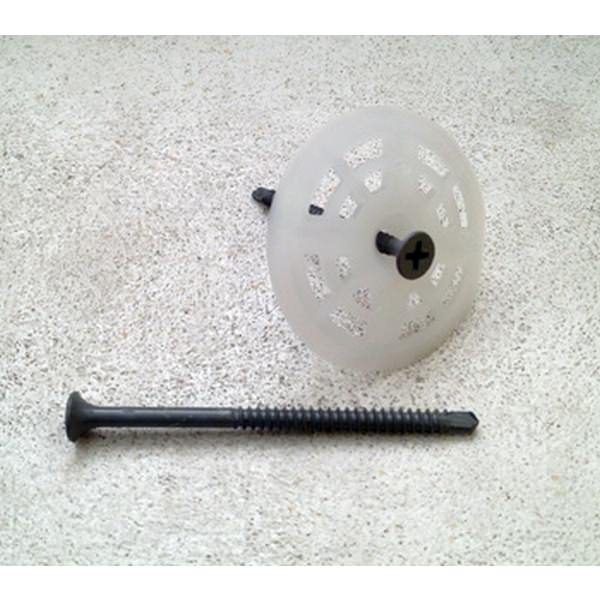 Anchor Plate with 2-5/8  inch Steel Stud Screw